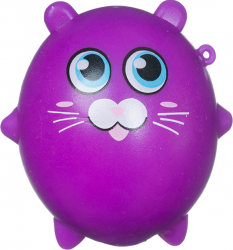 Jucarie Senzoriala Animalut Squishy Zenuk and reg - Antistres Fidget Toys Forma Pisica Mov 