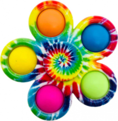 Jucarie Senzoriala Antistres Zenuk and reg - Fidget Dimple Cadru de Plastic 5 Bule Antistres Multicolor 