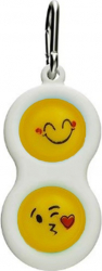 Jucarie Senzoriala Zenuk and reg - Simple Dimple cu Emoji Fidget Toy Breloc Antistres Multicolor 