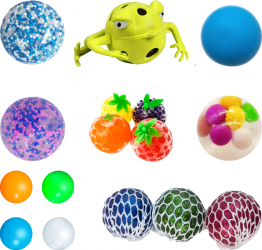 Set 16 Mingi Slime Zenuk and reg - Fidget Toys Antistress Anti-anxietate Multicolor 