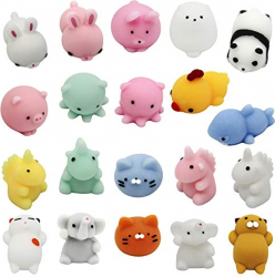 Set 40 Jucarii Senzoriale Zenuk and reg - Squishy Mushy Anti-stres Anti-anxietate Multicolor 