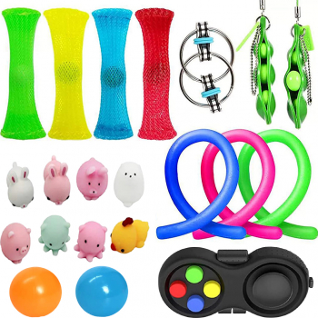 Set 21 Jucarii Zenuk and reg - Sensory Toys Instrumente Anti-Anxietate Multicolor 