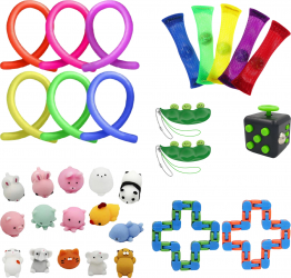 Set 31 Jucarii Zenuk and reg - Fidget Toys Anti-stres si Anti-anxietate pentru Copii si Adulti Multicolor 