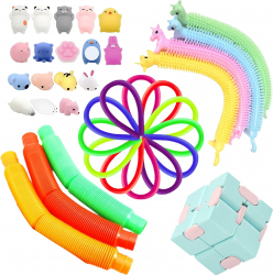 Set 37 Jucarii Zenuk and reg - Fidget toys Sortimente Speciale de Jucarii Pentru Petreceri de Ziua de Nastere Multicolor 