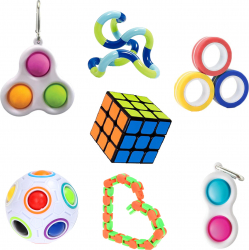 Set 7 Jucarii Zenuk and reg - Sensory Fidget Toys Antistres Multicolor 