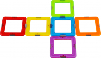 Set de Constructie Magnetic 3D Zenuk and reg - Magic Magnetic 3D 6 Piese Multicolor 