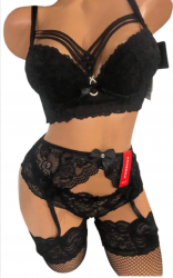 Lenjerie sexy 4 piese 
