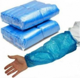 Set 100 bucati acoperitori maneci albastru polietilena universal 