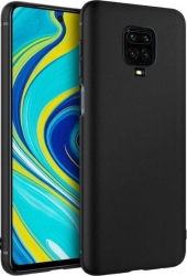 Husa Lemontti Silicon Silky LEMSLKRN9P4GNG pentru Xiaomi Redmi Note 9 Pro 4G Negru