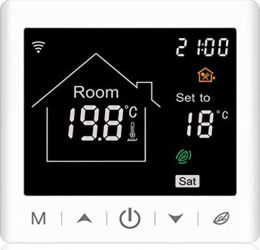 Termostat Wi-Fi pentru incalzire electrica in pardoseala BeOk 