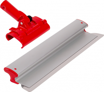 Gletiera Profesionala Premium ZuperPRO + Maner-Adaptor lama Superflexibila si Inlocuibila din Inox 0.3 mm 80 cm 