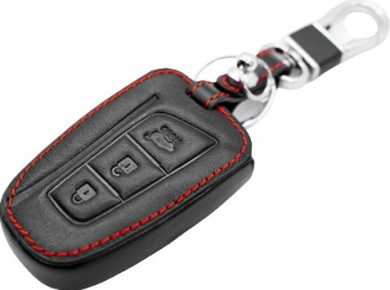 Husa Cheie Auto Hyundai Santa Fe IX45 din piele 