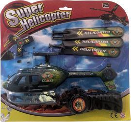 Set cu elicopter militar si lansator Super Helicopter BBL2841 