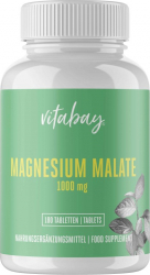 Vitabay Magneziu Malat 1000 mg - 180 Tablete Vegan