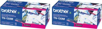 Pachet Cartus toner Brother Original 2x TN130M Magenta 3000 pagini 