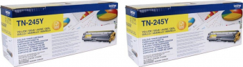 Pachet Cartus toner Brother Original 2x TN245Y Galben 4400 pagini 