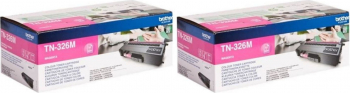 Pachet Cartus toner Brother Original 2x TN326M Magenta 7000 pagini 