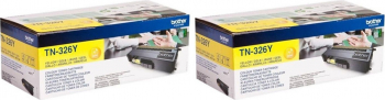 Pachet Cartus toner Brother Original 2x TN326Y Galben 7000 pagini