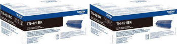 Pachet Cartus toner Brother Original 2x TN421BK Negru 6000 pagini 