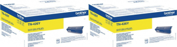 Pachet Cartus toner Brother Original 2x TN426Y Galben 13000 pagini 