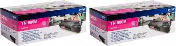 Pachet Cartus toner Brother Original 2x TN900M Magenta 12000 pagini 