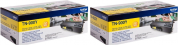 Pachet Cartus toner Brother Original 2x TN900Y Galben 12000 pagini 