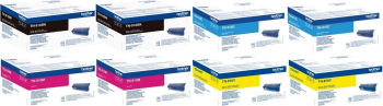 Pachet Cartus toner Brother Original 2x TN910BK Negru 2x TN910C Cyan 2x TN910M Magenta 2x TN910Y Galben 72000 pagini 