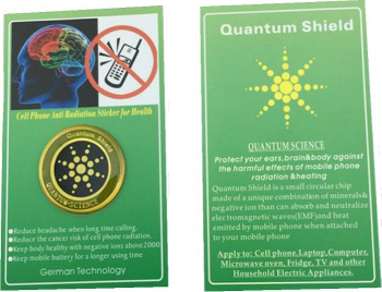Sticker antiradiatii electromagnetice JIAVO GOLD neutralizeaza radiatiile emise de aparatele electronice 