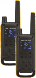 Statie radio PMR446 Motorola Talkabout T82 2 Walkie-Talkies IPx4 16 canale Negru Galben SHO2453 