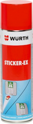 Curatitor gel pentru etichete 500 ml Wurth 