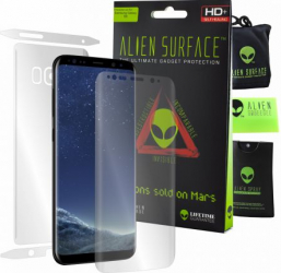 Folie Samsung Galaxy S8 protectie ecran spate laterale + Alien Fiber cadou 