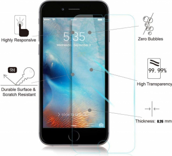 Husa cu folie de protectie inclusa pentru iPhone 6 MyStyle Pro Red Plated Perfect Fit 
