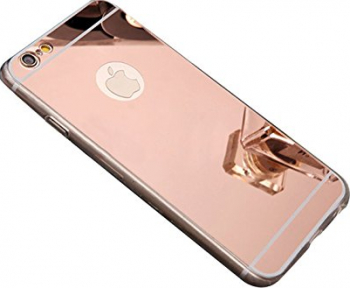 Husa pentru Apple iPhone 6/6S Elegance Luxury tip oglinda Rose-Auriu 