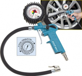 Pistol umflat anvelope manometru 0-12 bar 