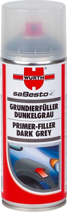 Primer filler gri inchis 400 ml Wurth 