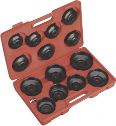 Set 15 piese diferite marimi cheie filtru ulei 