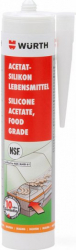 Silicon alimentar argintiu 310 ml Wurth 