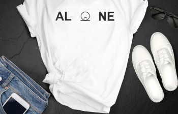 Tricou Personalizat Bumbac - Alone 