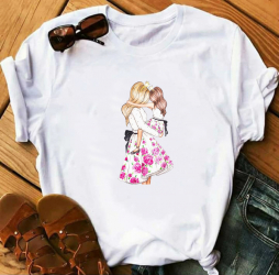 Tricou Personalizat Bumbac - MOM and Baby Princess - 