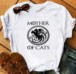 Tricou Personalizat Bumbac- Mother of Cats - 