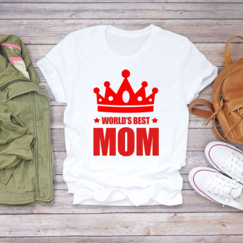 Tricou Personalizat Bumbac- Worlds Best Mom 