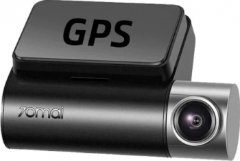 Camera auto DVR 70mai A500S Dash Cam Pro Plus 2.7K Night Vision IPS 2 inch GPS Negru 