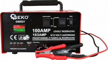 Redresor acumulatori auto cu functie de pornire 100A 6/12V GEKO G80021 