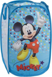 Cos pliabil depozitare jucarii Mickey Mouse 57 x 36 x 36 cm Albastru JMB-SHO2878 