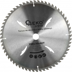 Disc pentru lemn 350x30x60T Geko G78152 