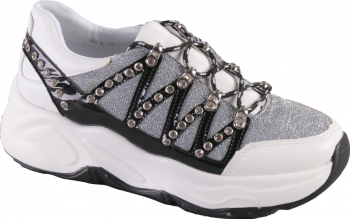 Pantofi sport dama Cartel Velma 36EU argintiu 
