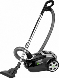 Aspirator MPM MOD-23 sac textil 3.5L 750W filtrare in 5 etape tub telescopic metalic 4 trepte Negru Argintiu 
