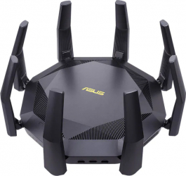 Router Wireless Gaming ASUS RT-AX89X, AX6000, Dual-Band, Wi-Fi 6, 12-stream, AiMesh, AiProtection Pro, Game Boost, 8 antene