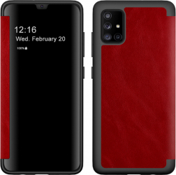 Husa premium tip carte Boa compatibila cu Samsung A51 Rosu 