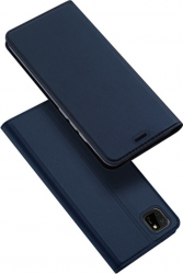 Husa premium tip carte DuxDucis Skin compatibila cu Huawei Y5P Albastru 